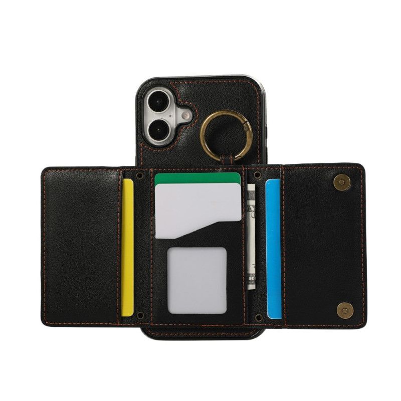 Cover Hoesje iPhone 17 Telefoonhoesje Portemonnee Met Rits