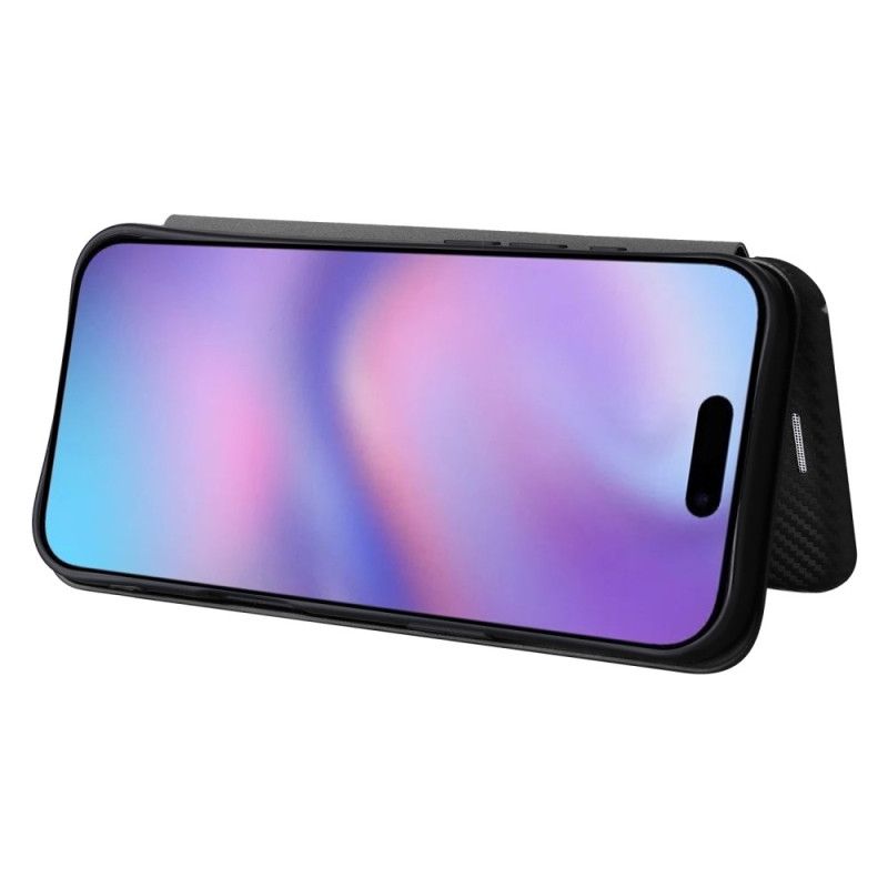Folio-hoesje iPhone 17 Koolstofvezel