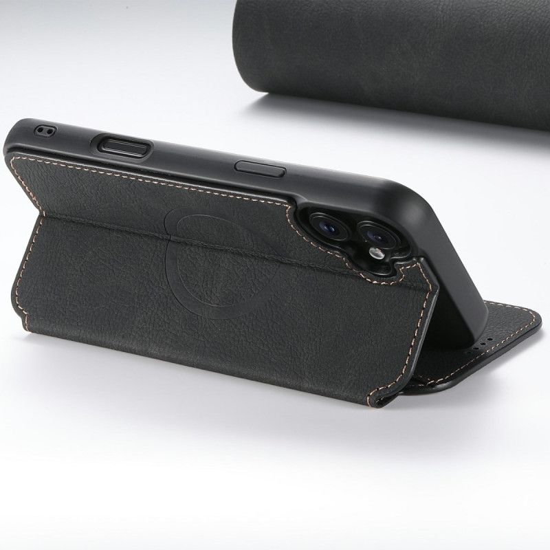 Folio-hoesje iPhone 17 Magsafe-compatibele Leren Stijl Bescherming Hoesje