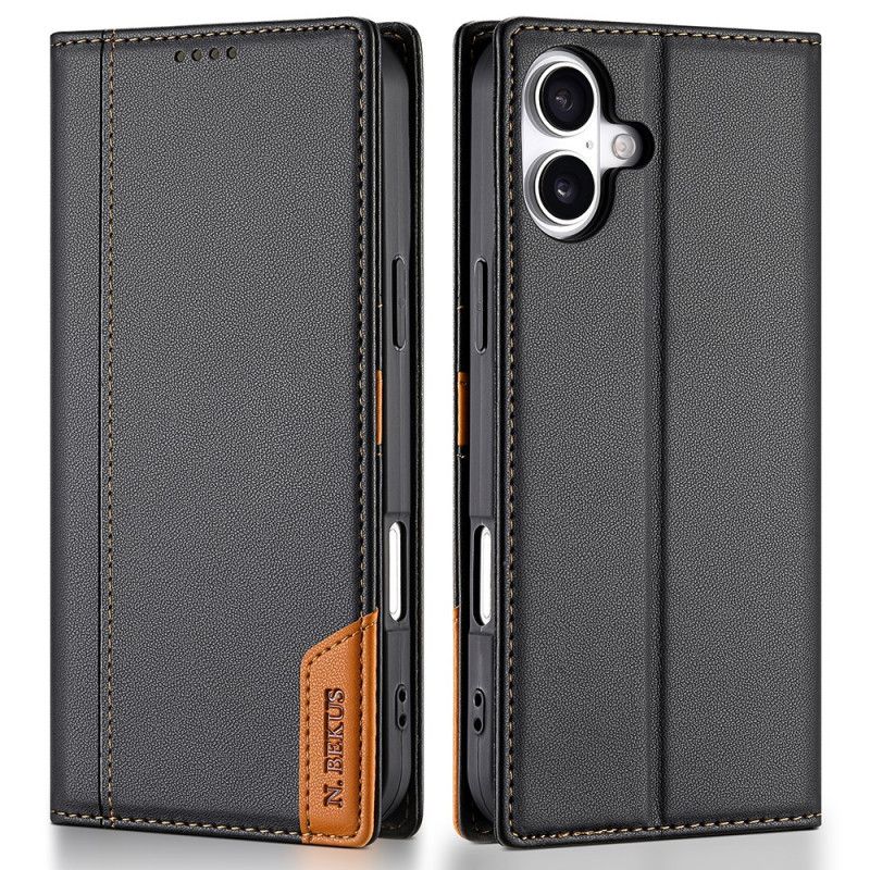 Folio-hoesje iPhone 17 Rfid-blokkering N.bekus