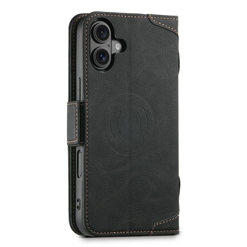 Folio-hoesje iPhone 17 Telefoonhoesje Magsafe-compatibel Premium Retro