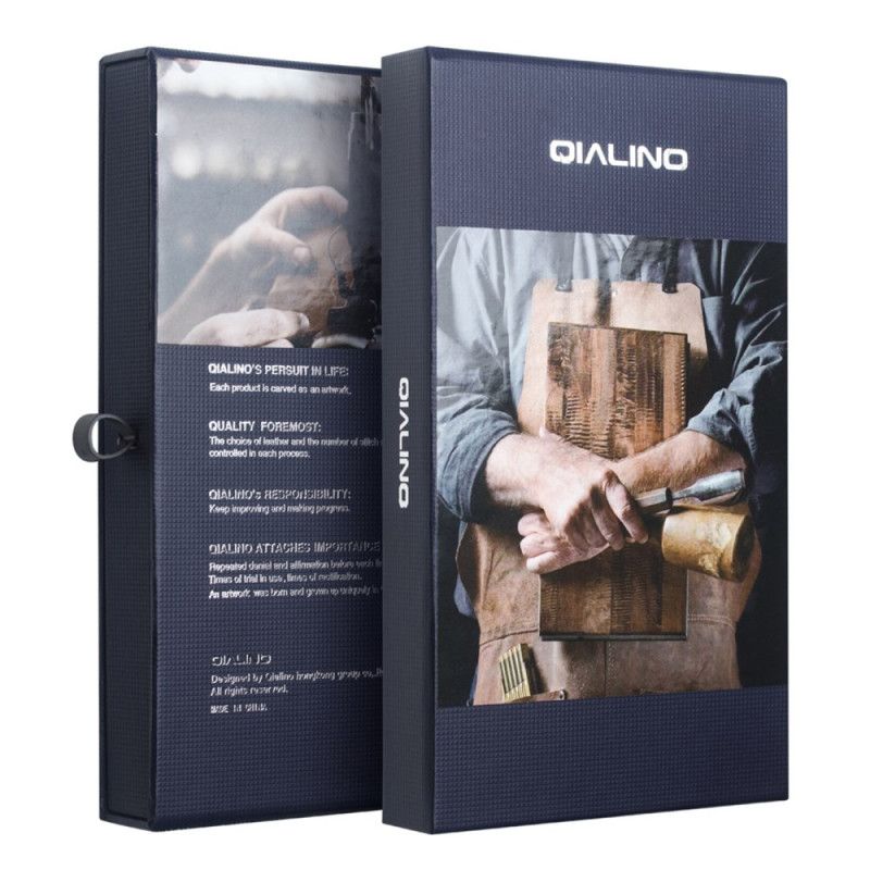 Folio-hoesje Voor iPhone 17 Qialino Leer