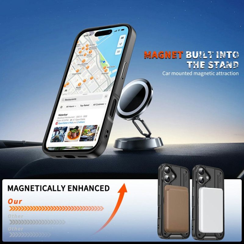Hoesje iPhone 17 Draaibare Standaard En Magsafe-compatibiliteit