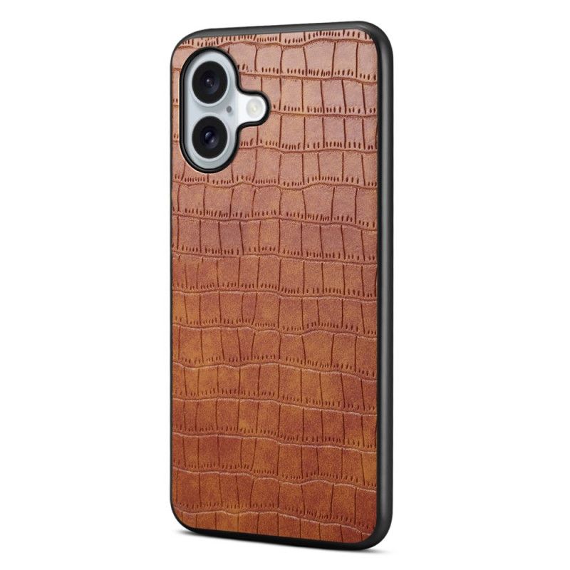 Hoesje iPhone 17 Krokodillenleerstructuur