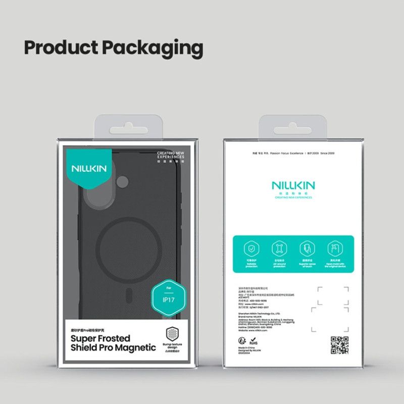 Hoesje iPhone 17 Magsafe Compatibel Met Frosted Shield Pro Nillkin