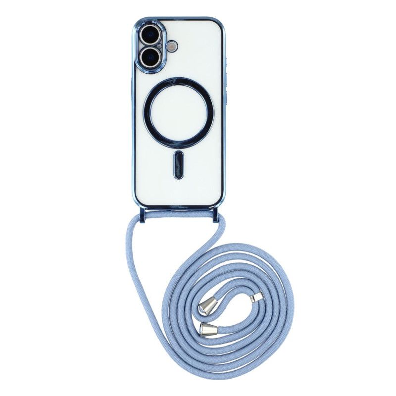 Hoesje iPhone 17 Magsafe-compatibel Transparant Hoesje Met Koord