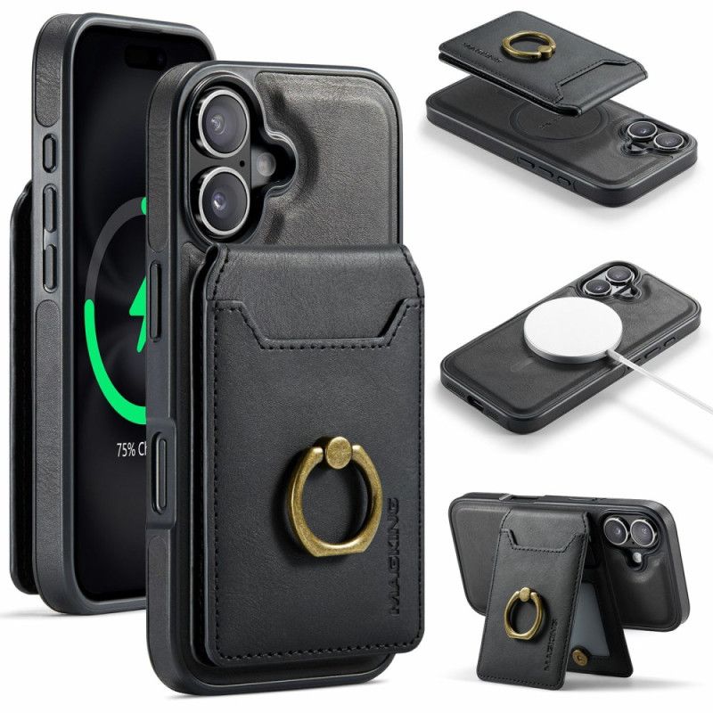Hoesje iPhone 17 Magsafe Met Rfid-kaarthouder En Geïntegreerde Standaard