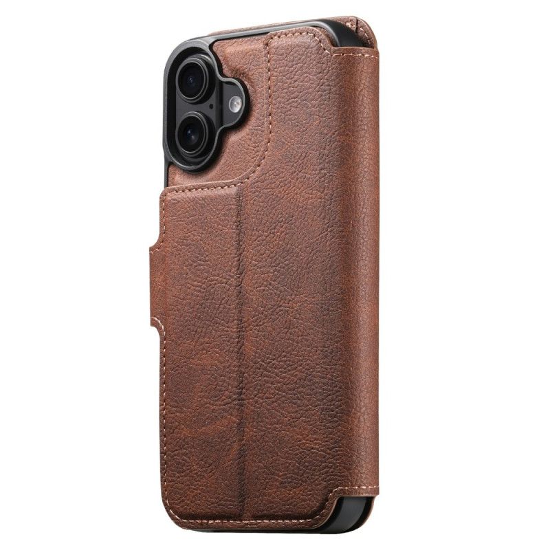 Leren Hoesje iPhone 17 Magsafe Afneembare Hoes Suteni Bescherming Hoesje