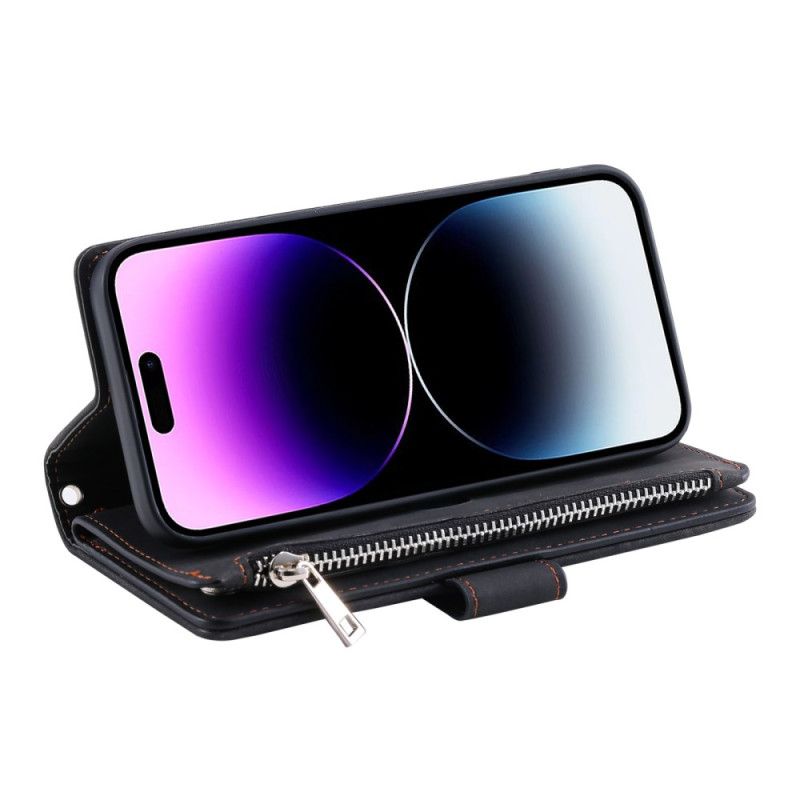 Leren Hoesje iPhone 17 Premium Gewatteerd