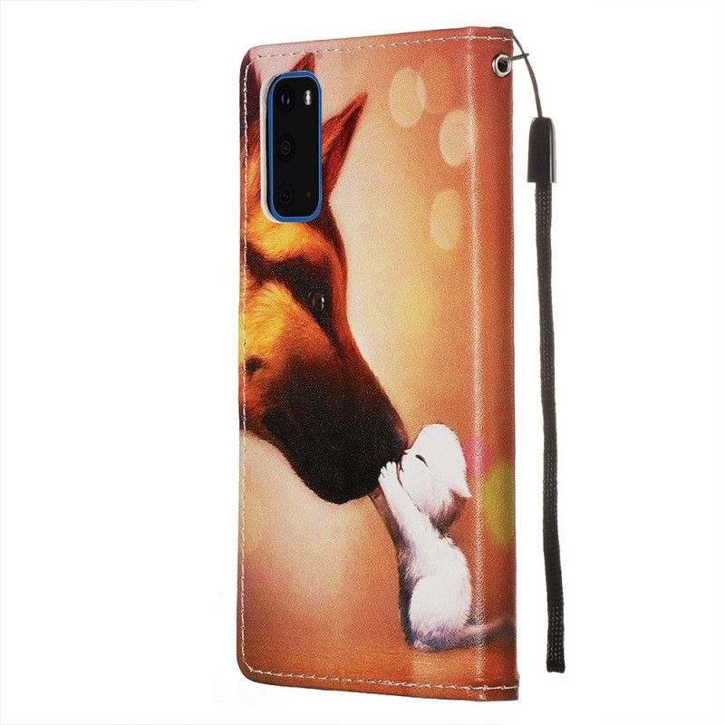 Bescherming Hoesje Samsung Galaxy S20 Telefoonhoesje Vriend Van Ernest De Kat