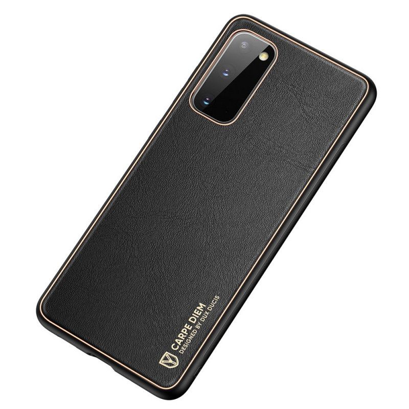 Case Hoesje Samsung Galaxy S20 Rood Zwart Telefoonhoesje Yolo Reeks Dux Ducis