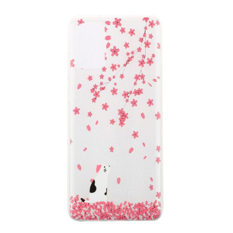 Case Hoesje Samsung Galaxy S20 Telefoonhoesje Bloemblaadjes En Cat