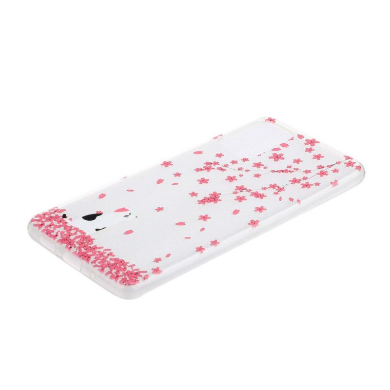 Case Hoesje Samsung Galaxy S20 Telefoonhoesje Bloemblaadjes En Cat