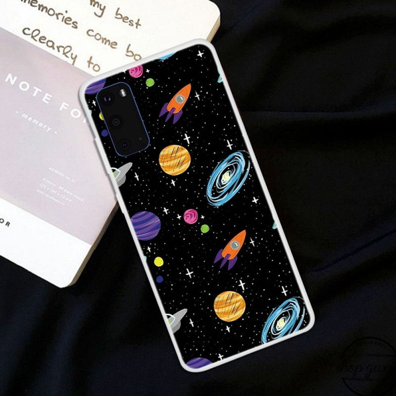Case Hoesje Samsung Galaxy S20 Telefoonhoesje Melkwegplaneet