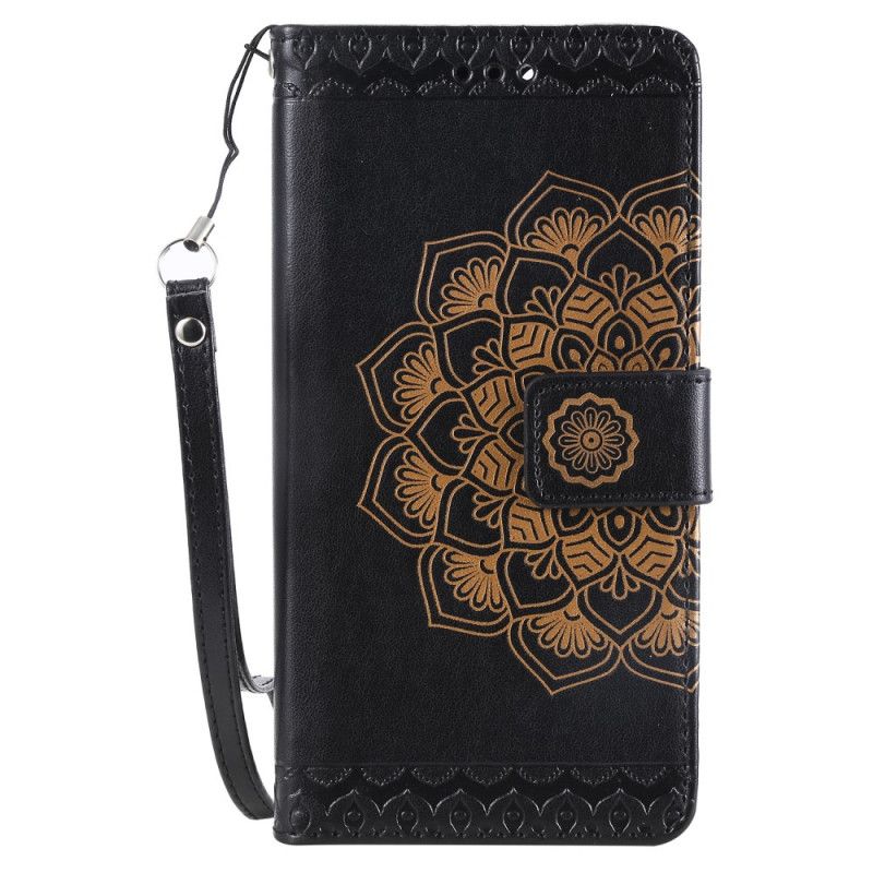 Cover Folio-hoesje Samsung Galaxy S20 Grijs Zwart Telefoonhoesje Chique Mandala
