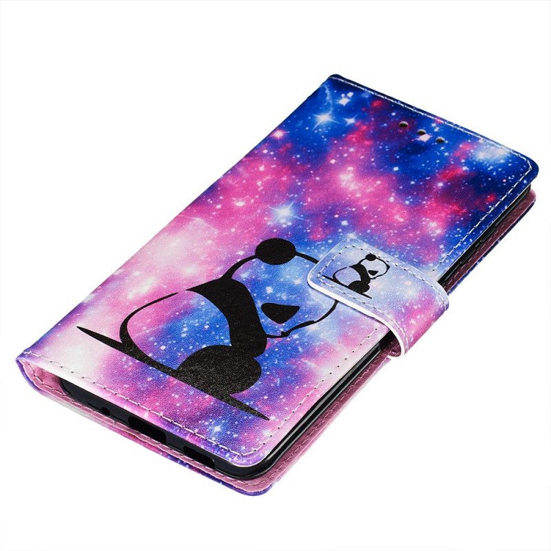 Cover Folio-hoesje Samsung Galaxy S20 Telefoonhoesje Melkwegpanda