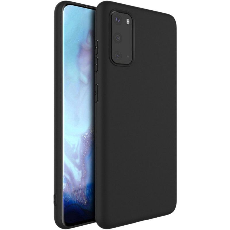 Hoesje Samsung Galaxy S20 Donkerblauw Zwart Uc-1 Serie Siliconen Mat Imak