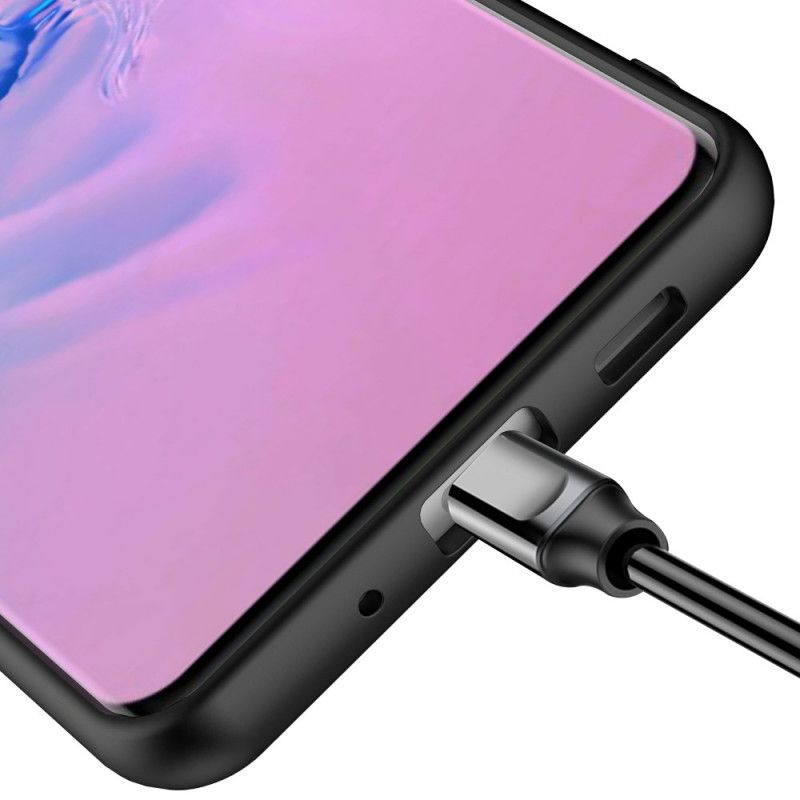 Hoesje Samsung Galaxy S20 Rood Zwart Kaarthouder En Spiegel