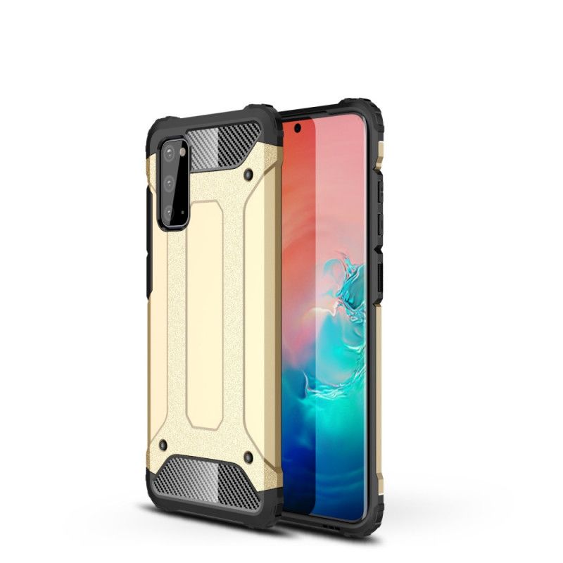 Hoesje Samsung Galaxy S20 Rood Zwart Overlevende