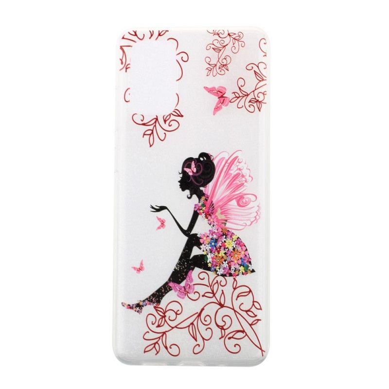 Hoesje Samsung Galaxy S20 Transparante Bloemenfee