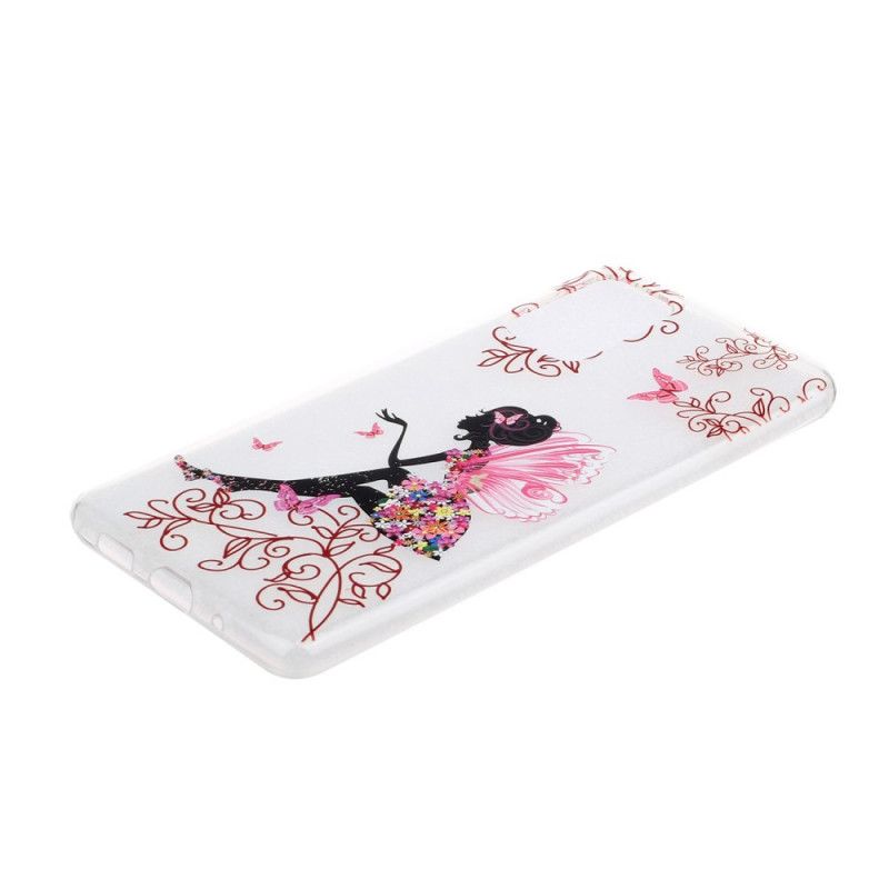 Hoesje Samsung Galaxy S20 Transparante Bloemenfee