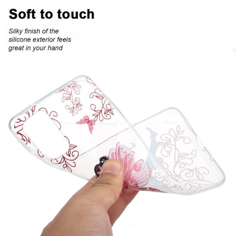 Hoesje Samsung Galaxy S20 Transparante Bloemenfee