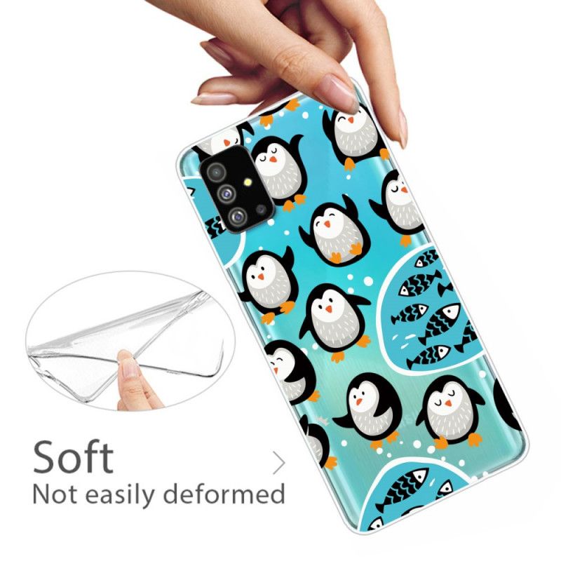 Hoesje voor Samsung Galaxy S20 Pinguïns En Vissen