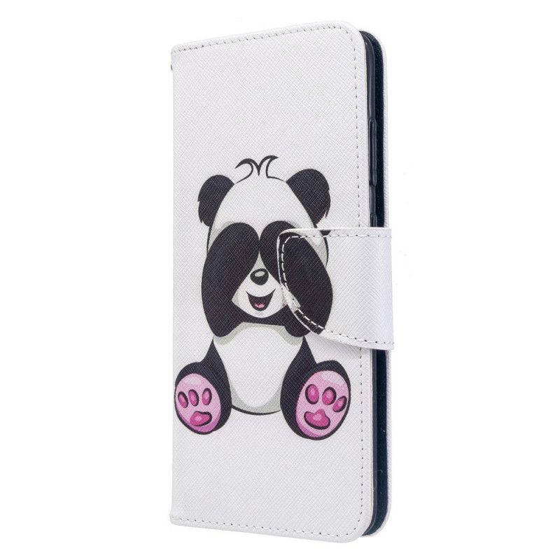 Leren Hoesje Samsung Galaxy S20 Leuke Panda