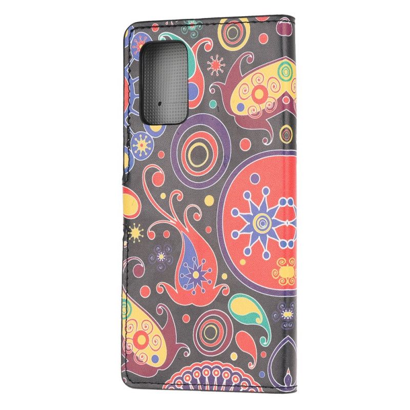 Leren Hoesje Samsung Galaxy S20 Melkwegontwerp