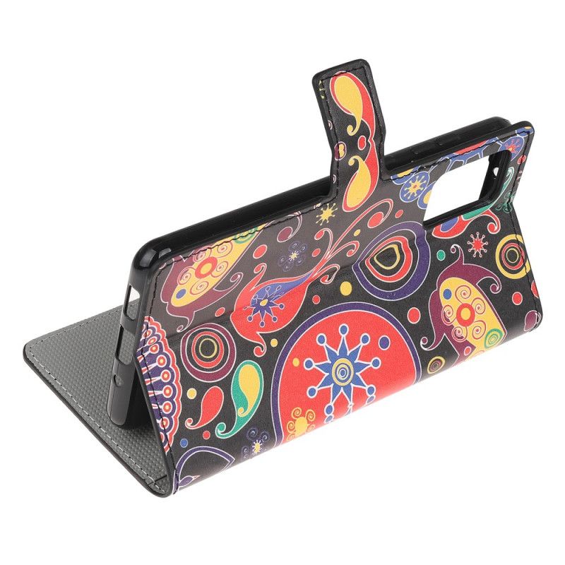Leren Hoesje Samsung Galaxy S20 Melkwegontwerp