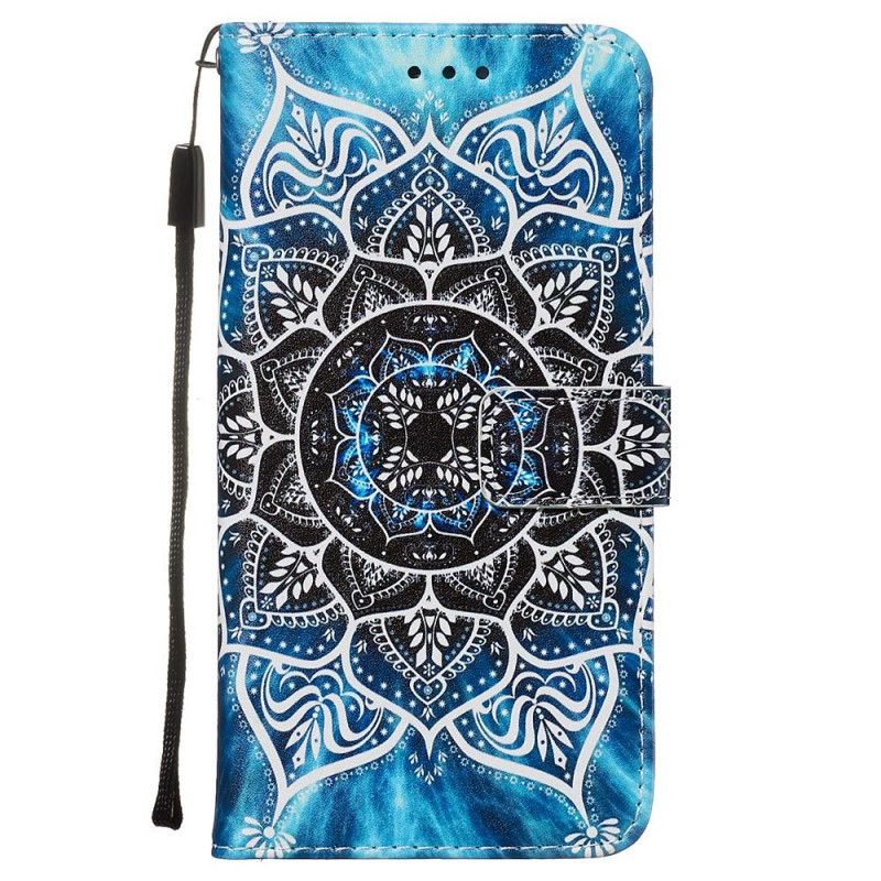 Leren Hoesje Samsung Galaxy S20 Telefoonhoesje Mandala In De Lucht