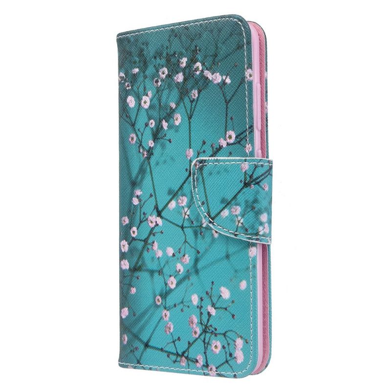 Leren Hoesje voor Samsung Galaxy S20 Bloeiende Boom