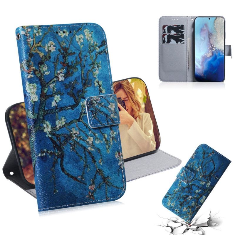 Leren Hoesje voor Samsung Galaxy S20 Bloeiende Boomtak