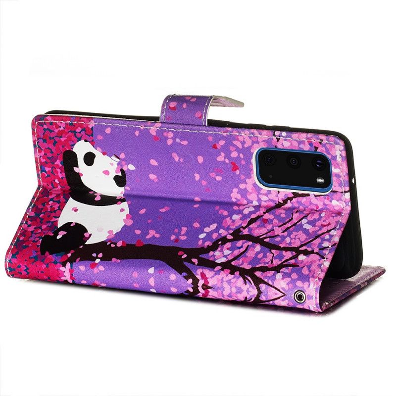 Leren Hoesje voor Samsung Galaxy S20 Chinese Boompanda
