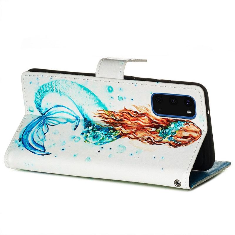 Leren Hoesje voor Samsung Galaxy S20 Zeemeermin Dagdromen