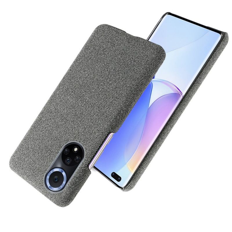 Cover Hoesje Huawei Nova 9 Pro / Honor 50 Pro Telefoonhoesje Stof Textuur Ksq