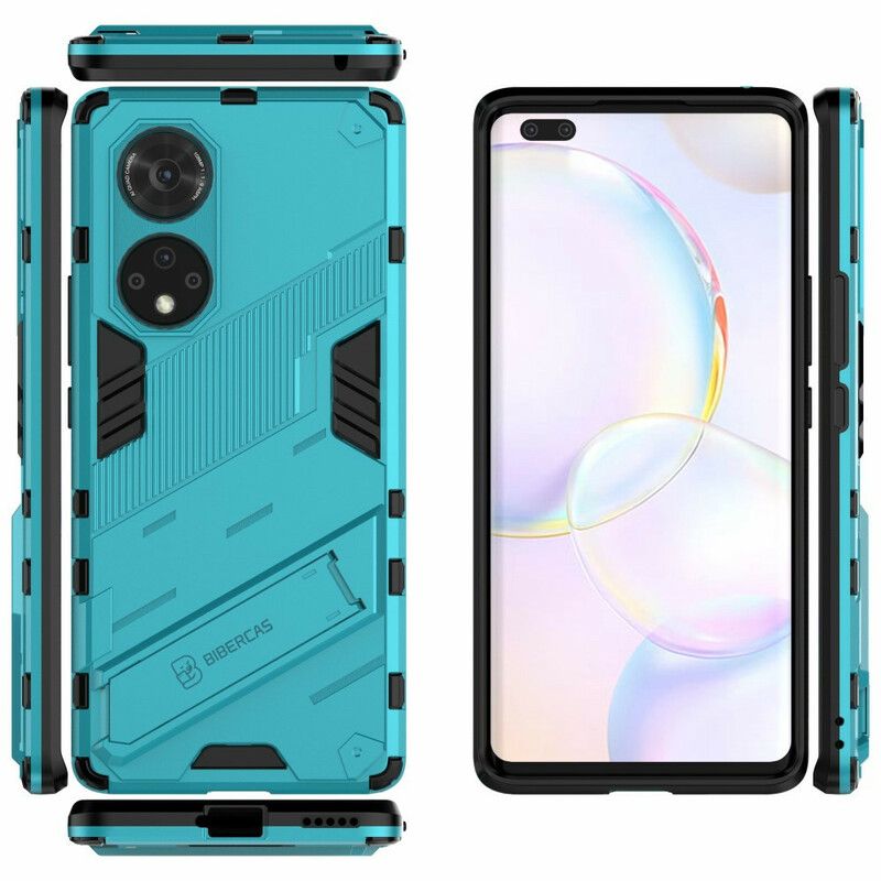 Cover Hoesje Huawei Nova 9 Pro / Honor 50 Pro Telefoonhoesje Twee Handsfree Posities