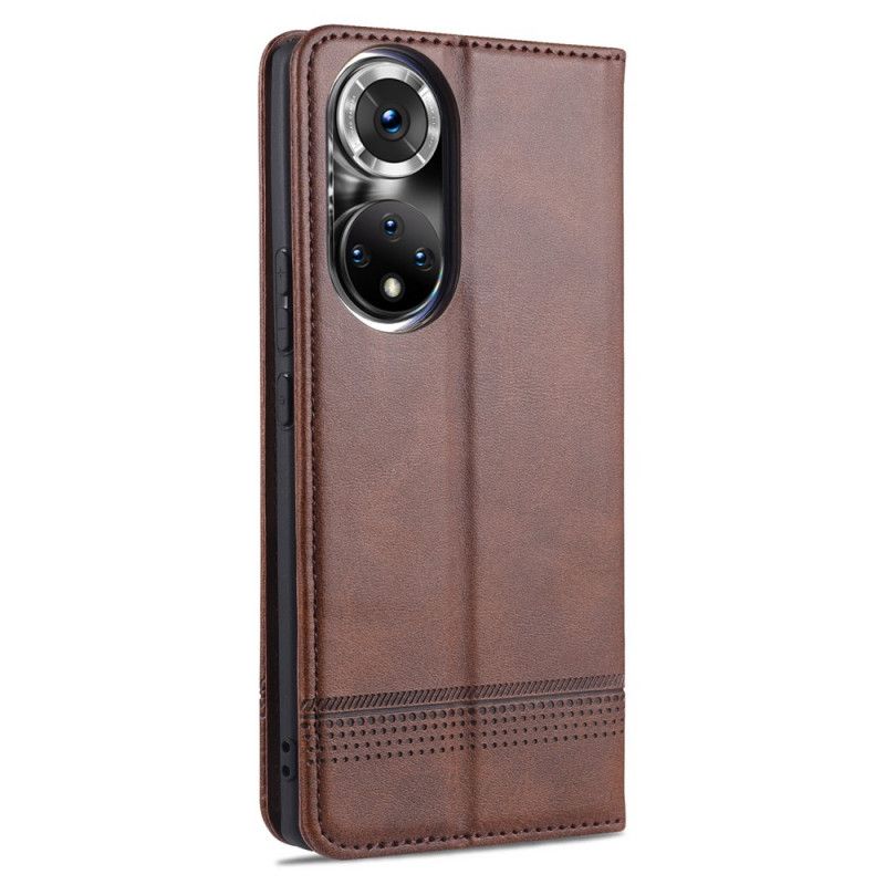 Folio-hoesje Huawei Nova 9 Pro / Honor 50 Pro Azns Lederen Stijl Bescherming Hoesje