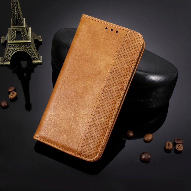 Folio-hoesje Huawei Nova 9 Pro / Honor 50 Pro Telefoonhoesje Gestileerd Vintage Leereffect