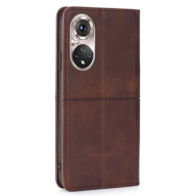 Folio-hoesje Voor Huawei Nova 9 Pro / Honor 50 Pro Stijl Lederen Couture