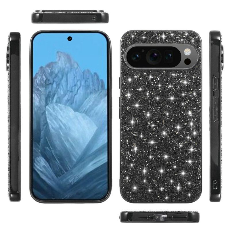 Case Hoesje Google Pixel 10 Pro Xl Telefoonhoesje Glitterafwerking