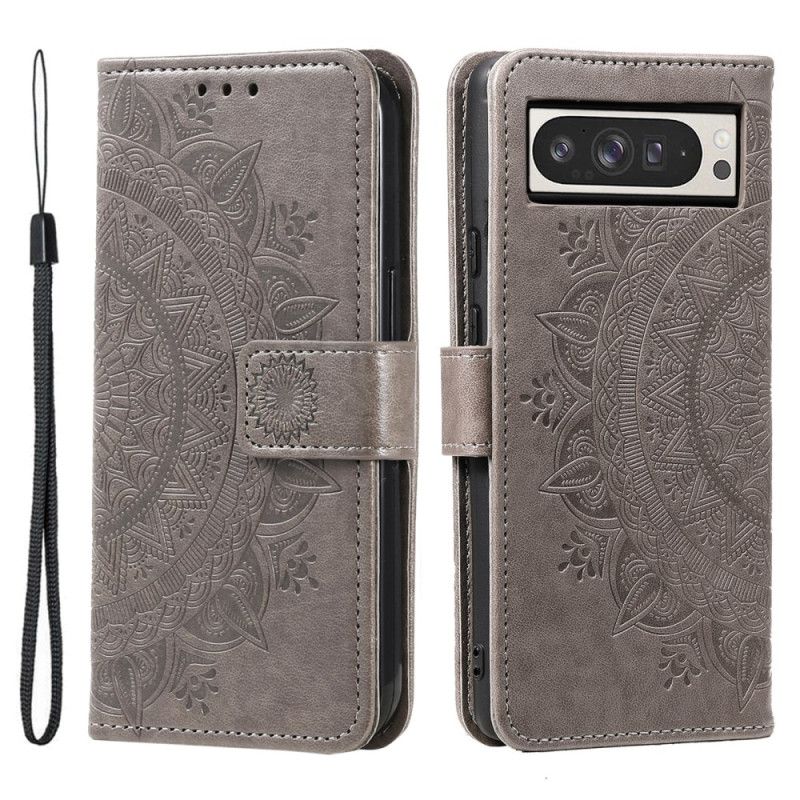 Flip Case Leren Google Pixel 10 Pro Xl Mandala Zon