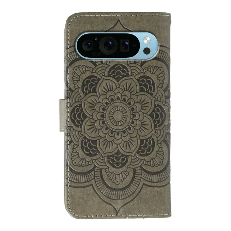 Folio-hoesje Google Pixel 10 Pro Xl Mandala Met Strass-steentjes