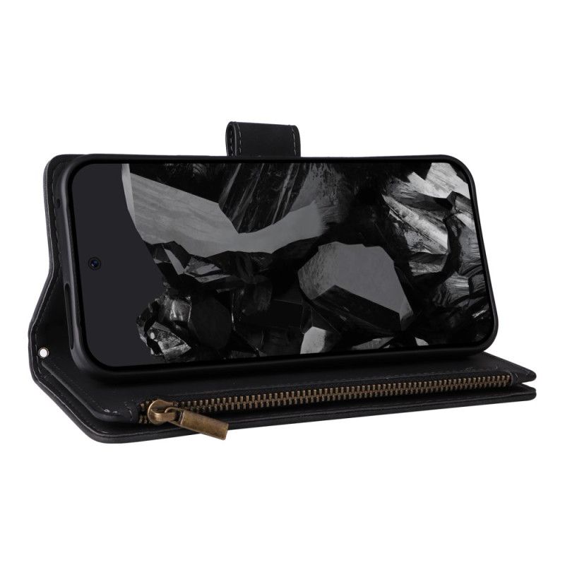 Folio-hoesje Google Pixel 10 Pro Xl Premium Suède Portemonnee