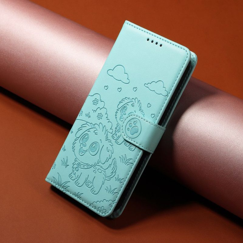 Folio-hoesje Google Pixel 10 Pro Xl Rfid-blokkering En Hondenpatroon