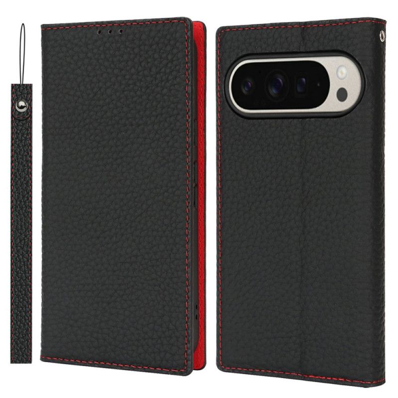 Folio-hoesje Google Pixel 10 Pro Xl Telefoonhoesje Leer Met Riem