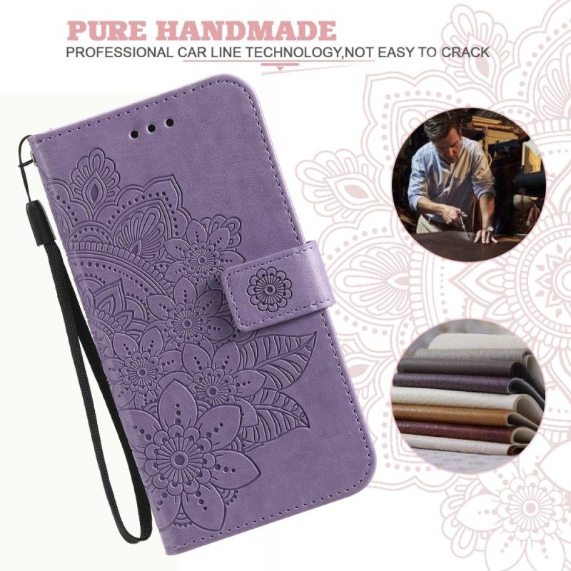 Folio-hoesje Google Pixel 10 Pro Xl Telefoonhoesje Mandala-print Met Bandje