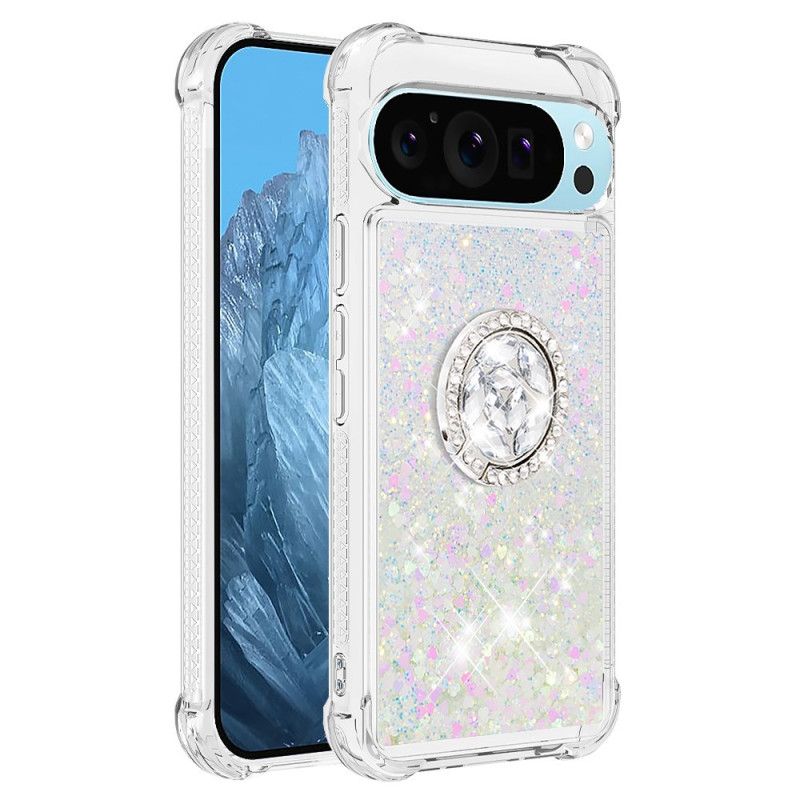 Hoesje Google Pixel 10 Pro Xl Glitter Met Ringhouder