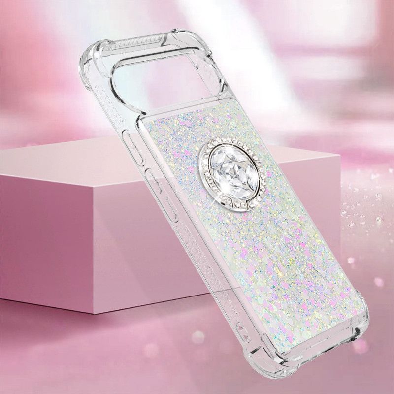 Hoesje Google Pixel 10 Pro Xl Glitter Met Ringhouder