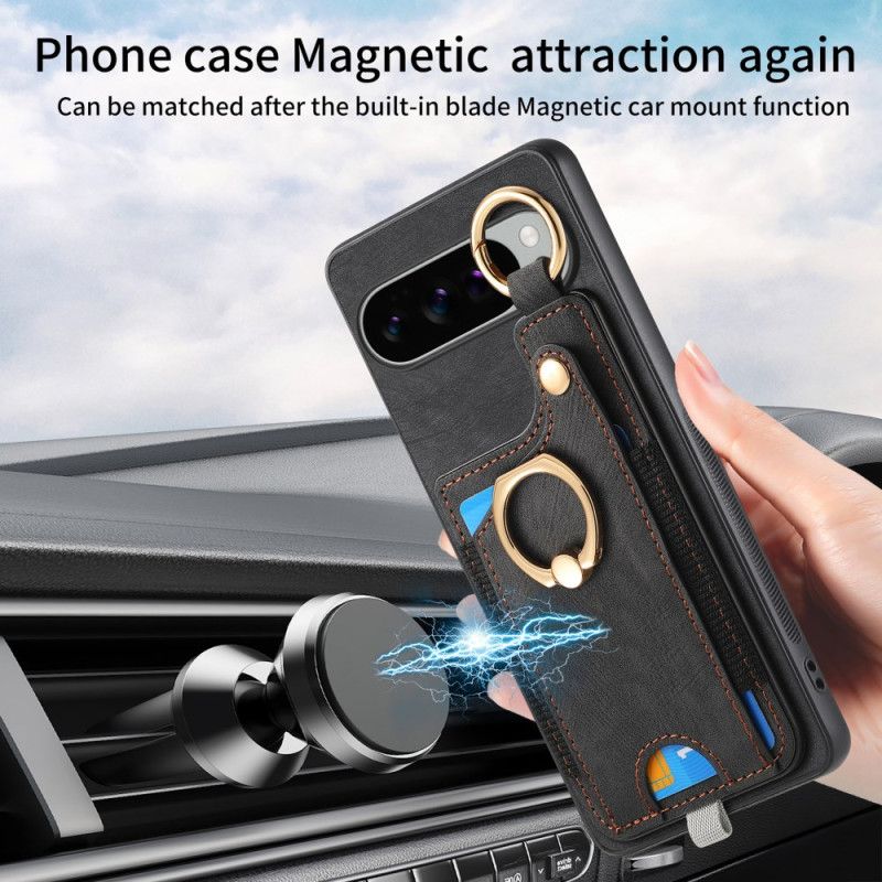 Hoesje Google Pixel 10 Pro Xl Kaarthouder En Ringhouder